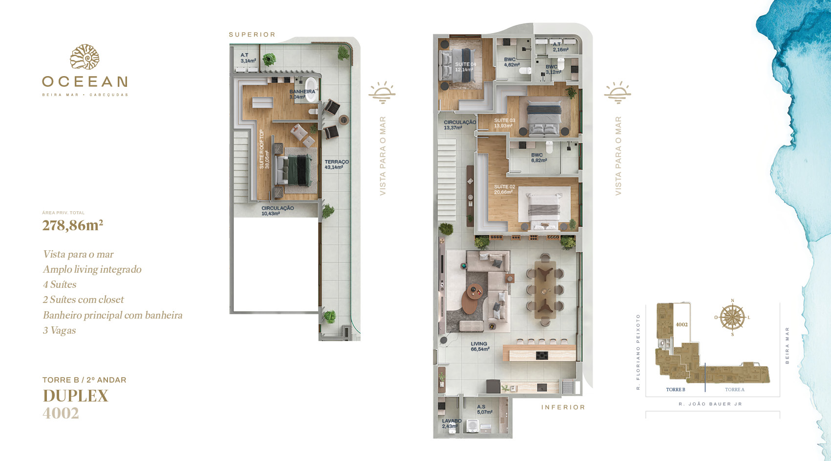 OCEEAN - APTO DUPLEX 4002