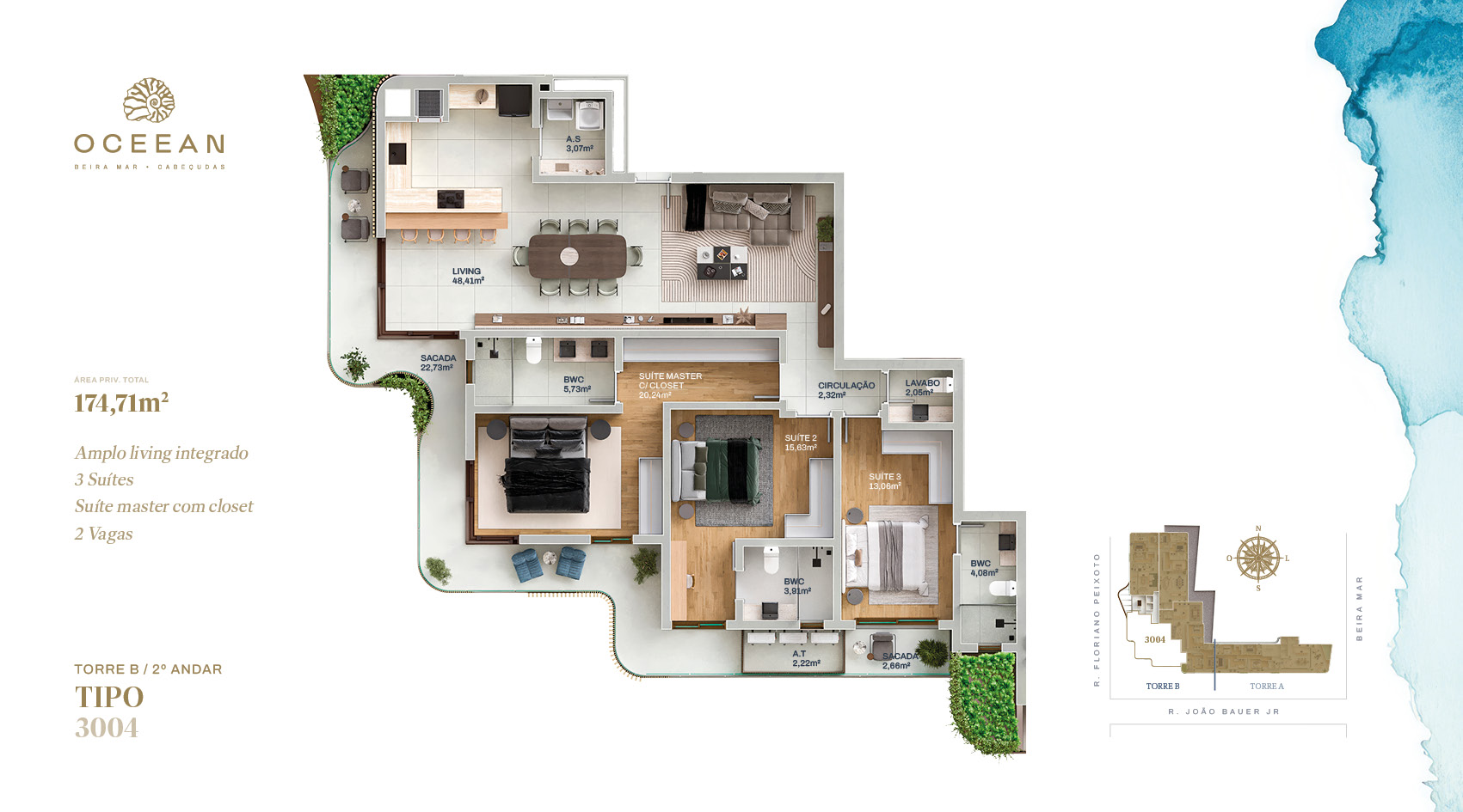 OCEEAN - APTO TIPO 3004