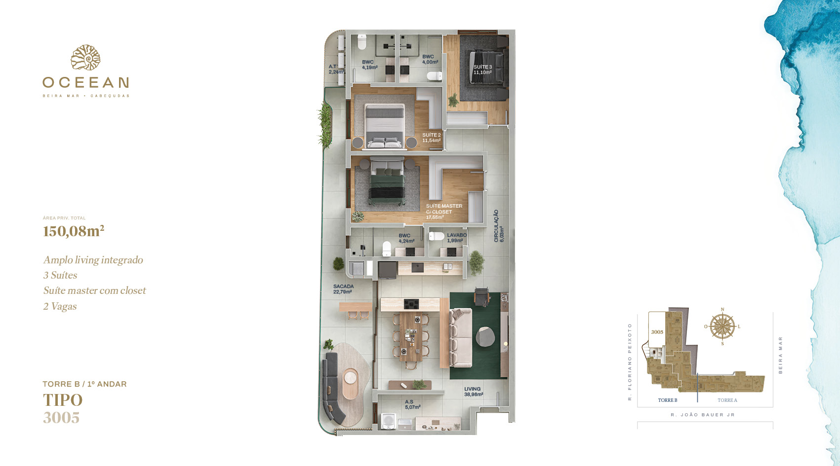 OCEEAN - APTO TIPO 3005